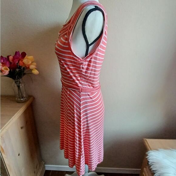 Max Studio A line striped dress Size L - Picture 2 of 8
